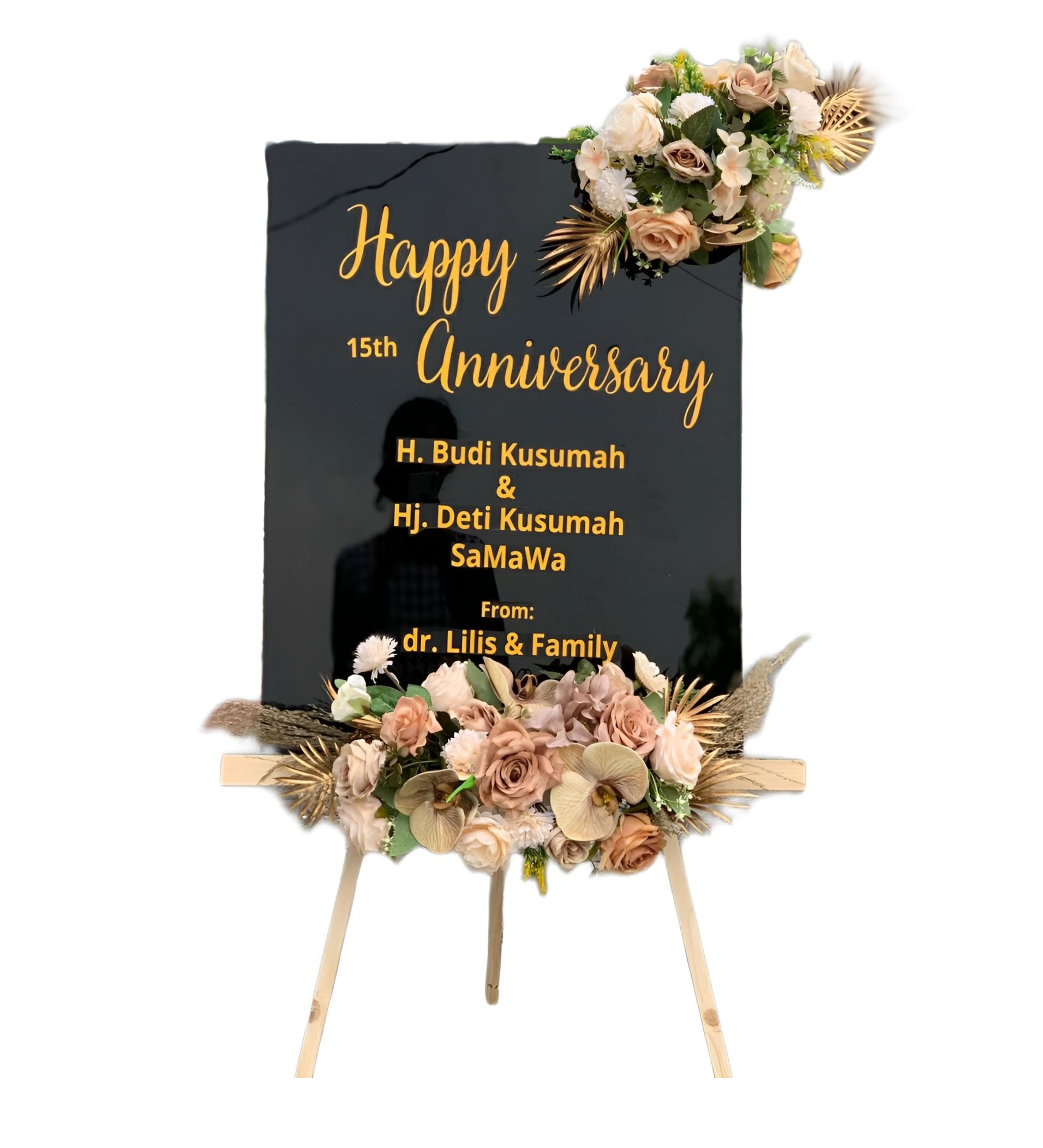 Papan Bunga Akrilik Gedangan